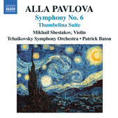 Album artwork for Pavlova: Symphony no.6, Thumbelina Suite