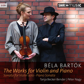 Album artwork for Bartok: WORKS FOR VIOLIN & PIANO