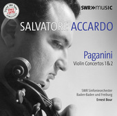 Album artwork for Paganini: Violin Concertos Nos. 1 & 2