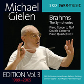 Album artwork for Michael Gielen Edition, Vol. 3: Brahms