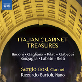 Album artwork for Italian Clarinet Treasures