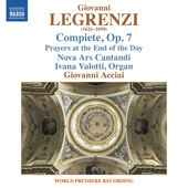 Album artwork for Legrenzi: Compiete, Op. 7