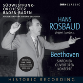 Album artwork for Hans Rosbaud conducts Beethoven