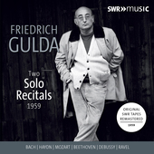 Album artwork for Friedrich Gulda: Two Recitals 1959