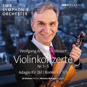 Album artwork for Mozart: Violin Concertos Nos. 1-5 - Adagio, K. 261