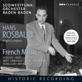 Album artwork for Hans Rosbaud conducts French Music