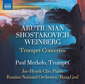 Album artwork for Paul Merkelo Plays Russian Trumpet Concertos