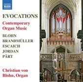 Album artwork for Evocations - Contemporary Organ Music