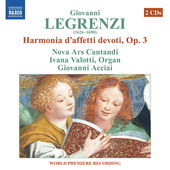 Album artwork for Legrenzi: Harmonia d'affetti devoti, Book 1, Op. 3