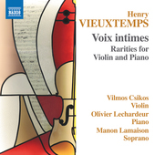 Album artwork for Vieuxtemps: Voix intimes - Rarities for Violin and