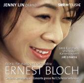 Album artwork for Bloch: Works for Piano & Orchestra / Jenny Lin