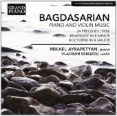 Album artwork for Bagdasarian: WORKS FOR VIOLIN & PIANO