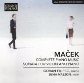 Album artwork for Macek: Complete Piano Music / Filipec