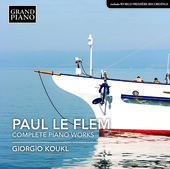Album artwork for Le Flem: Complete Piano Works