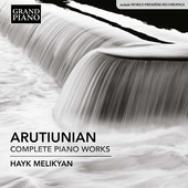 Album artwork for Arutiunian: Complete Piano Works / Melikyan