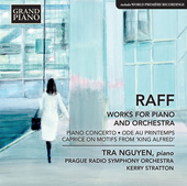 Album artwork for Raff: Works for Piano & Orchestra