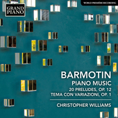 Album artwork for Barmotin: 20 Preludes, Op. 12 - Theme and Variatio
