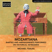 Album artwork for Mozartiana: Rarities and Arrangements Performed on