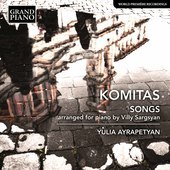 Album artwork for Komitas: Songs (arr. V. Sargsyan for piano)