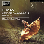 Album artwork for Elmas: Complete Piano Works, Vol. 2