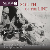 Album artwork for South of the Line: Choral Music by John Joubert
