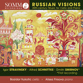 Album artwork for Russian Visions: 20th-century music for cello and 