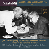 Album artwork for Vaughan Williams Live, Vol. 2