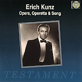 Album artwork for ERICH KUNZ: OPERA, OPERETTA & SONG