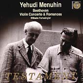 Album artwork for MenuhinL Violin Concerto & Romances