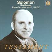 Album artwork for SOLOMAN PLAYS BEETHOVEN