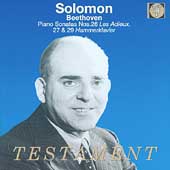 Album artwork for SOLOMAN PLAYS BEETHOVEN