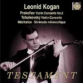 Album artwork for Prokofiev, Tchaikovsky: Violin Concertos / Kogan