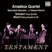 Album artwork for Schubert: Trout / Hephzibah Menuhin, Amadeus 