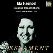 Album artwork for IDA HAENDEL PLAYS BAROQUE TRANSCRIPTIONS
