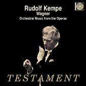 Album artwork for KEMPE CONDUCTS WAGNER: ORCHESTRAL MUSIC FROM THE O