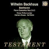 Album artwork for WILHELM BACKHAUS PLAYS BEETHOVEN PIANO CONCERTOS N