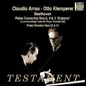 Album artwork for CLAUDIO ARRAU PLAYS AND OTTO KLEMPERER CONDUCTS BE