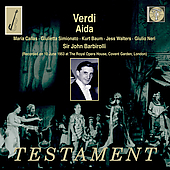 Album artwork for VERDI AIDA - SIR JOHN BARBIROLLI
