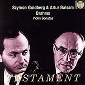 Album artwork for SZYMON & ARTUR BALSAM PLAY BRAHMS VIOLIN SONATAS
