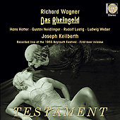 Album artwork for Wagner: Das Rheingold / Keilberth, Hotter, Lustig