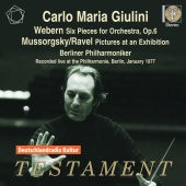 Album artwork for Carlo Maria Giulini conducts Webern, Mussorgsky &