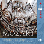 Album artwork for Mozart on the Organ
