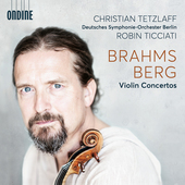 Album artwork for Brahms & Berg: Violin Concertos