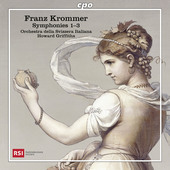 Album artwork for Krommer: Symphonies Nos. 1-3