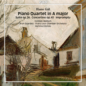 Album artwork for Gál: Quartet for Piano Left Hand, Violin, Viola a