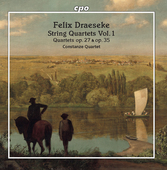 Album artwork for Draeseke: String Quartets, Vol. 1