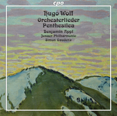 Album artwork for Wolf: Orchesterlieder  Penthes