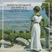 Album artwork for Herzogenberg: Piano Quintet op17 / Quartet op63