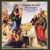 Album artwork for ORLANDO DI LASSO: MARIENVESPER