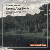 Album artwork for Dietrich: Symphony, Violin Concerto (Rumpf)